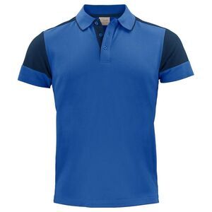 Printer Mens Prime Contrast Polo Shirt / Navy/Cobalt Blue